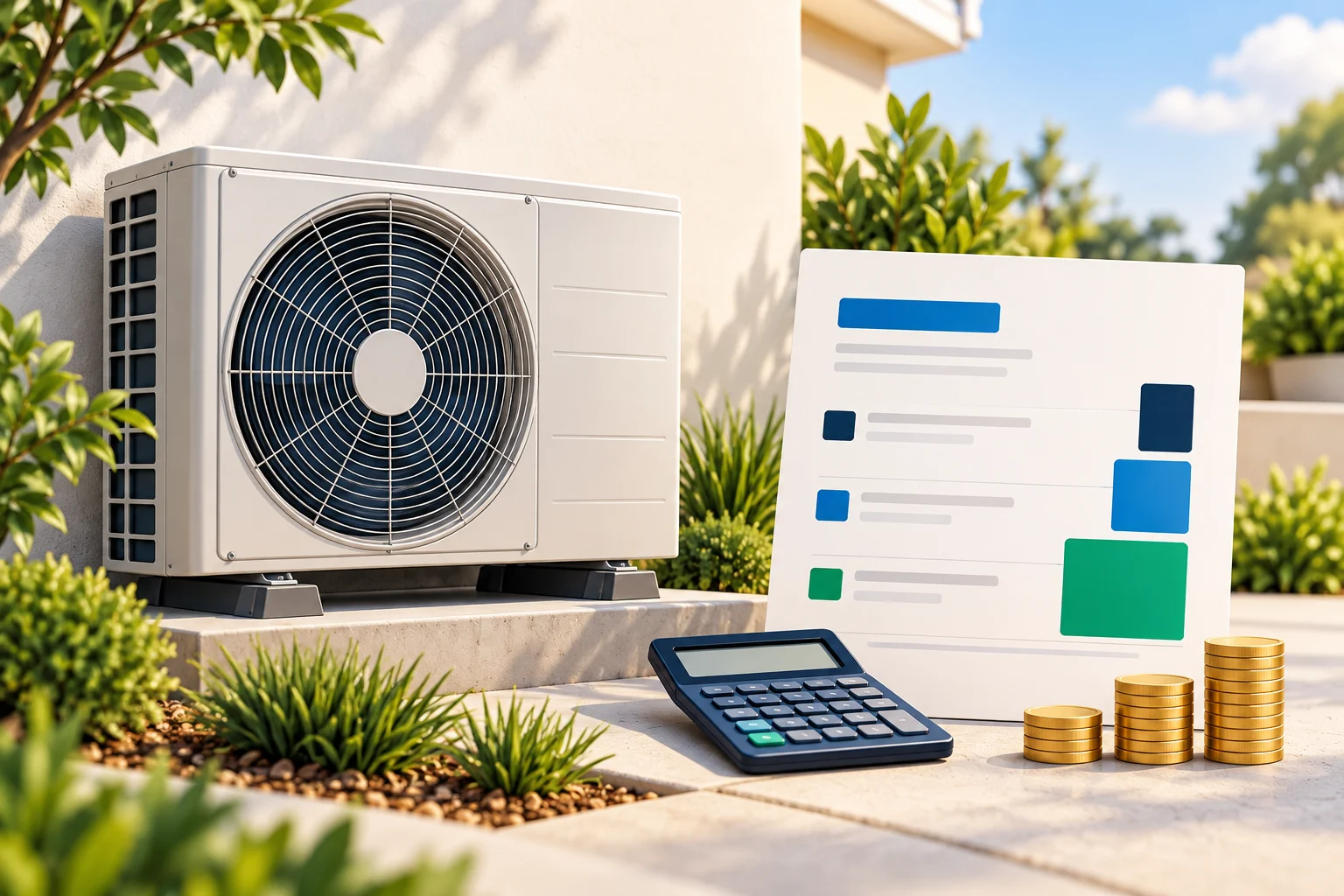 Illustration: compare the equipment, installation scope and final price, not the rebate figure alone.